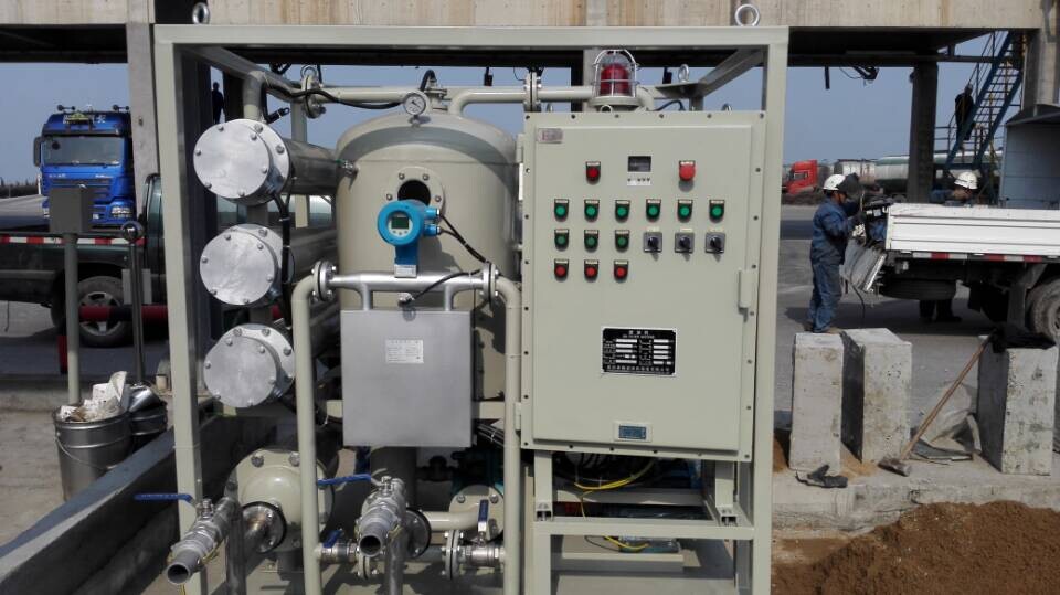 中海油青島濾油機(jī)安裝現(xiàn)場